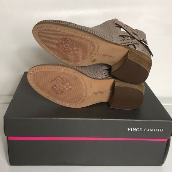 Vince Camuto Pranika Perforated Leather Buckle Boo - Picture 7 of 7